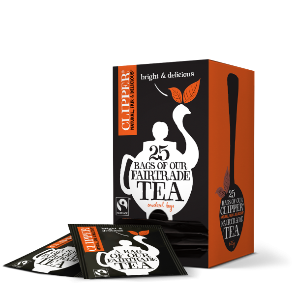 fairtrade string and tag tea