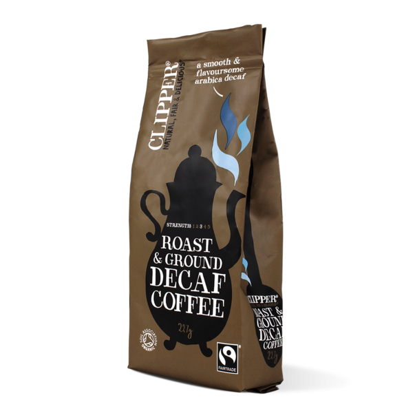 Fairtrade roast ground decaf coffee