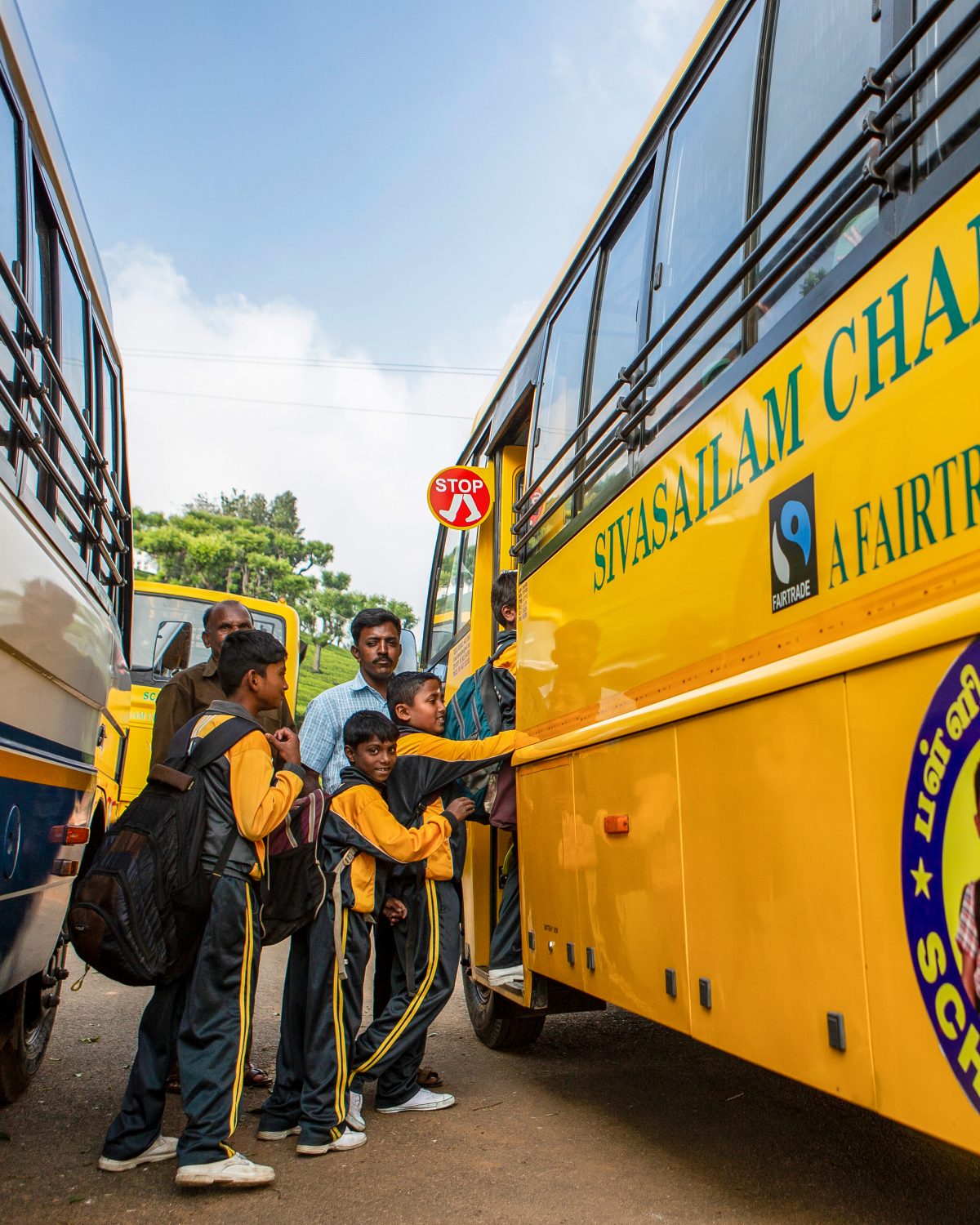 Bus scolaire financé par la prime équitable